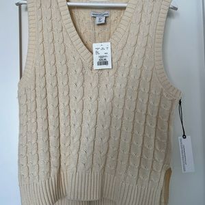 Cream vest